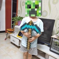 Mc Diamond Sword Toy Minecraft Diamond Pick Weapon Next Alloy Two-in-One Deformation Sword Boy Hasbr