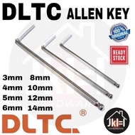(HEAVY DUTY)DLTC ALLEN KEY /Ball point allen key 3mm 4mm 5mm 6mm 8mm 10mm 12mm 14mm