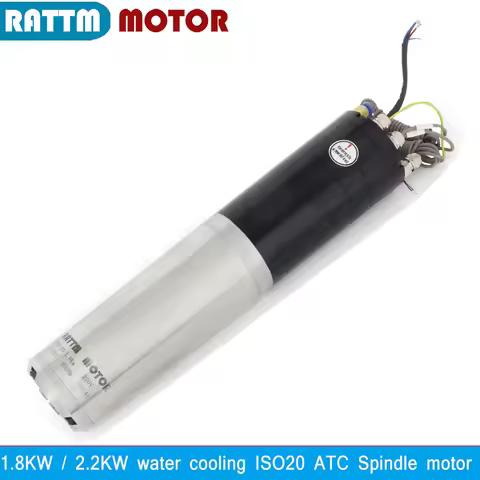 1.8KW ISO20 220V ATC Spindle Water cooling Automatic tool change for CNC metal Milling Router 24Z Pe