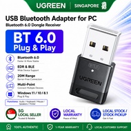 UGREEN USB Bluetooth 6.0 Dongle Adapter for PC Speaker Wireless Mouse Keyboard Music Audio Receiver 