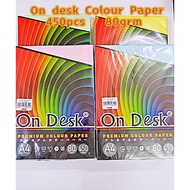 On DESK A4 Color Paper 80gsm 450pcs/A4 Color Paper 80gsm 450keping