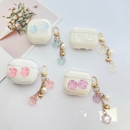 Flower Earphone case For QCY Crossky C30/C30S T20 HT03 HT07 T17 T8/T8s/T8pro Case soft Silicone cute