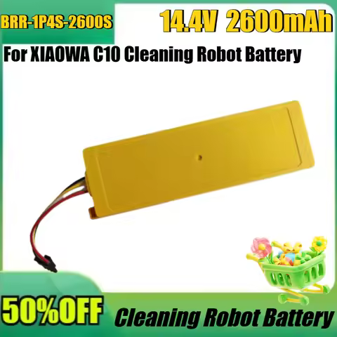 New BRR-1P4S-2600S 14.4V 2600mAh High Quality Battery for XIAOWA C10 Cleaning Robot Battery BRR-1P4S
