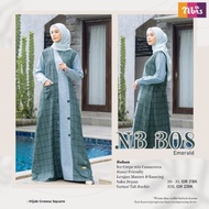 GAMIS WANITA TERPOPULER BY NIBRAS NB B08 EMERALD KEKINIAN/NIBRAS GAMIS