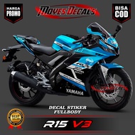 Fullbody R15 V3 Decal Sticker - Yamaha R15 V3 Racing R Motorcycle Decal