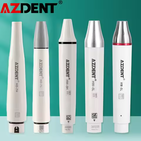 AZDENT LED Light Ultrasonic Piezo Scaler Handpiece Fit For Woodpecker/EMS 135℃ High Temperature Ster