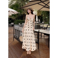 2S SILK DRESS WITH JEWELS LONG FLAWED CV FASHION DESIGN
