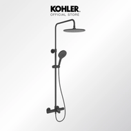 KOHLER July 3-way shower column ก๊อกผสมลงอ่างอาบน้ำและยืนอาบ พร้อมชุดฝักบัวสายอ่อนและชุดฝักบัวก้านแข