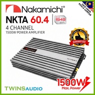 NAKAMICHI Car Amplifier NKTA60.4 1500 watts  Channel High Power Amplifier