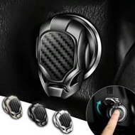 3D Metal Engine Ignition Start Stop Push Button Sticker One Button Ignition Key Decorative Switch Bu