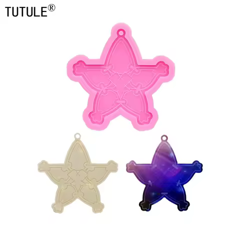 Wayfinder KH molds Shiny Necklace Polymer Clay Mold Earring Kawaii Keychain Resin Kingdom Hearts Sil