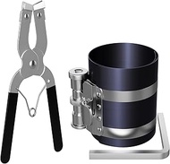 Moker Car Engine Piston Ring Installer Removal Kit，Adjustable Sizes From 2-1/8 Inches To 7 Inches (5