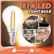 Lampu Led Bulb E14 Lampu Led Siling Mentol Holder E14 LED Light Bulb Downlight 2W 4W 5W Filament / S
