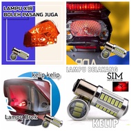 rs150r srl115fi car myvi viva Rear Led Bulb Mentol Brake Light Tail Lamp Lampu Belakang 倒车灯 刹车灯 lamp