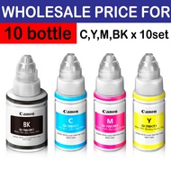 10x Canon GL790 ORIGINAL REFILL INK G-SERIES 1 set (Black,Cyan,Magenta & Yellow)