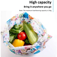 [ SG Stock ] (46cm x 40cm) Foldable Reusable Bag Shopping Bag Supermarket Travel Eco Bag