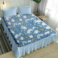 Tassel Bed Sheet, Only Bed Sheet + Tassel Size 90x200 100x200 140x200