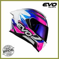 EVO@C+GT-PRO VR+RR+IS+A+T+B+y+Drift Full Face Dual Visor Helmet Motorcycle With Free Clear Lens