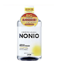 Nonio無口氣漱口水 (不含酒精 溫和涼薄荷味) 1000ml (黃) 平行進口