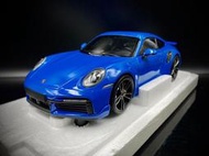【收藏模人】Minichamps Porsche 911 turbo S 992 1:18 1/18 鯊藍色