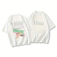 T-shirt Lengan Pendek Wanita |Trex saurus| Korean Style/baju Atasan Wanita/Streetsweat kekinian/paki