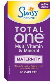 [USA]_Swiss Naturals Total One Maternity Multi Vitamin  Mineral, 90 caplets