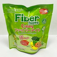 Fiber mate Crispy 15 gm ไฟเบอร์เมทคริสปี้ ขนมผักผลไม้อบกรอบ สำหรับเด็กมากกว่า 10 เดือน