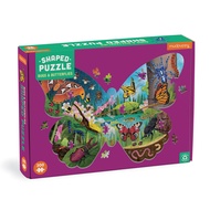 The Bugs & Butterflies 300 Piece Shaped Scene Puzzle from Mudpuppy, Colorful and Fun Illustrations, 