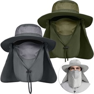 Hats UV Protection Outdoor Hunting Fishing Cap for Men Hiking Camping Hat Neck Flap