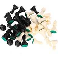 Dioche Plastic Chess Pieces Only, 32 Pieses Chess Pieces, International Chess Set Complete Chess Set