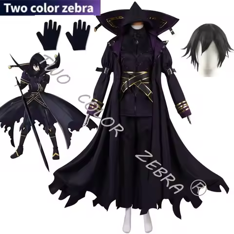 Anime The Eminence in Shadow Kagenou Cid Cosplay Costume Wig Cloak Full Set Halloween Party Role Pla