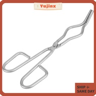 YUJINX Crucible Holder, Anti Slip Grip Solid Structure Crucible Tongs, Long Handle High Temperature 