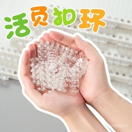 Taiwan Ready Stock Can Issue Tickets 5-Hole Binder Ring Buckle Plastic Binding Strip Coil Detachable