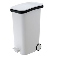 [特價]【日本 RISU】Smooth踩踏式緩衝靜音垃圾桶 31L-白色