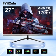 FYHXele 27 Inch Computer Monitor 170Hz 2K Display Screen IPS Panel 1ms Response Game Monitor For PC