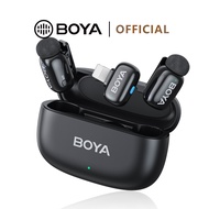 BOYA Mini Wireless Microphone Original Clip-on Lavalier Mic for Vlogging YouTube Phone Camera