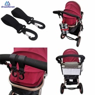 DF 2pcs/Set Stroller Hooks Wheelchair Pram Carriage Bag Hanger Hook Baby Strollers Shopping Bag Clip