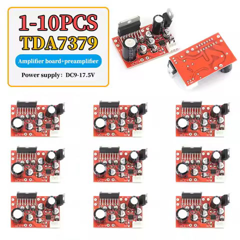 TDA7379 power amplifier board+AD828 front-end amplification effect exceeds NE5532