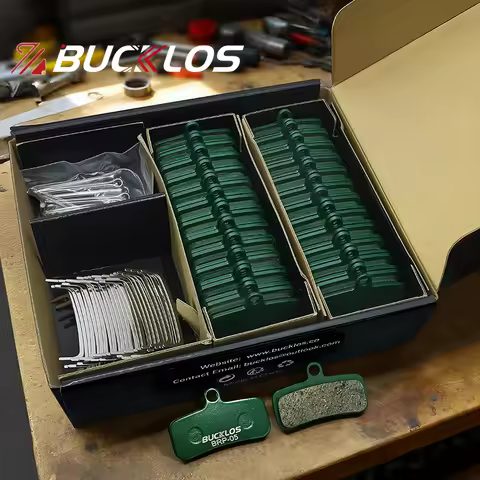 25 Pairs BUCKLOS BRP-05 Bike Disc Brake Pads Ceramic Resin Bicycle Hydraulic Brake Pads for SHIMANO 