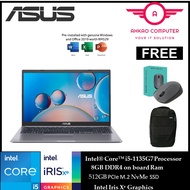 Asus Laptop15 A516E-ABQ1842WS 15.6'' FHD Laptop Slate Grey ( I5-1135G7, 8GB, 512GB SSD, Intel, W11, 