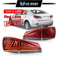Pair LED Tail Lights w/Sequential&Animation For 2006-2013 Lexus IS 2th Gen (XE20) IS250 IS350 ISF