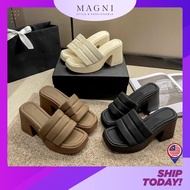 READY STOCK Magni Wedges Heels High Heels Kasut Tinggi Wanita selipar Tumit 244