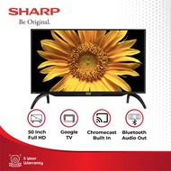 Sharp LED TV Full HD Android TV 2T-C50EG1I Black 50 inch