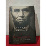 Abraham Lincoln (Quotable Wisdom) - Hardcover
