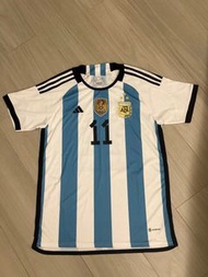 阿根廷國家隊足球球衣波衫迪馬利亞天使size L Adidas Argentina National Football Soccer jersey