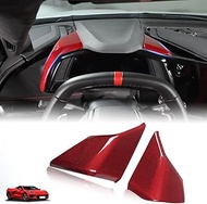 for C8 Corvette Dry Carbon Fiber Dashboard Panel Trim Cover for Corvette C8 Stingray 2020-2025 Z51 Z