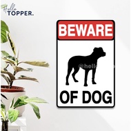 Beware of The Dog Acrylic Sign Beware of Fierce Dog Acrylic Board