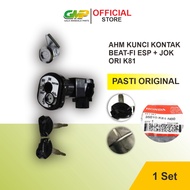HONDA Ignition Key Set Plus Seat Key BEAT FI ESP BEAT Street Original AHM Key Set K81 35010-K81-N00 