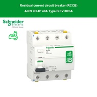 Schneider Electric EV Charger 4โพล 40 แอมป์ Residual Current Circuit BreakerActi9 ilD 4P 40A 30mA Ty