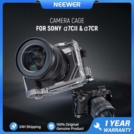 NEEWER A7c A7cr With HDMI Cable Clamp QR Base Arca Type, Camera Cage Video Rig For Alpha 7C I